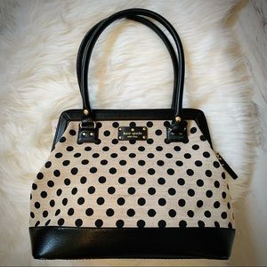 🆕 Kate Spade Belletown Ashlyn Polka Dot Satchel Handbag 👜 ♠️ NWT